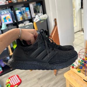 Adidas UltraBoost 4.0 DNA Triple Black Lifestyle Casual Shoes Size 7